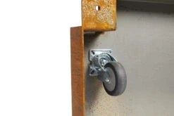 Gestell Mit Rollen Cortenstahl RB73 QUARUBA -Brunner Grillen Geschaft 364da12a64a9b61ce1512c24ea2bc25f