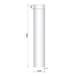 Rauchrohr Stahl 1000 Mm Unlackiert -Brunner Grillen Geschaft 383f32ccacb2abc953450711d13ec03b