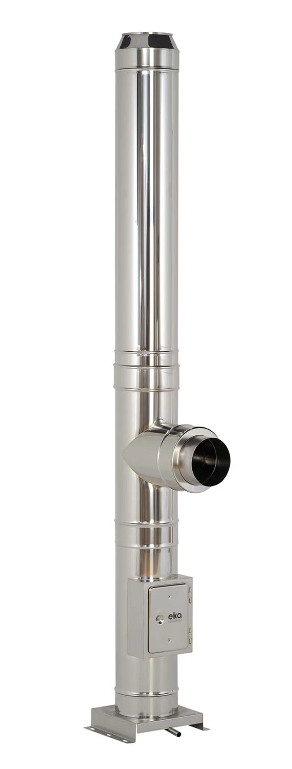 Edelstahlschornstein 7,0 M Doppelwandig - Eka Chromos D 25 7 Edelstahlschornstein 7,0 M Doppelwandig - Eka Chromos D 25 – Bild 5