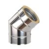 Schornstein Winkel 45° Doppelwandig - Eka Chromos D 25 1 Schornstein Winkel 45° Doppelwandig - Eka Chromos D 25 -Brunner Grillen Geschaft 3922 0
