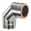 Schornstein Winkel 90° Doppelwandig - Eka Chromos D 25 1 Schornstein Winkel 90° Doppelwandig - Eka Chromos D 25 -Brunner Grillen Geschaft 3923 0