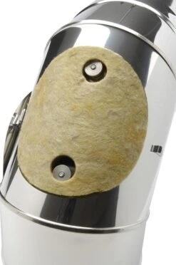 Schornstein Winkel 90° Doppelwandig Mit Prüföffnung - Eka Chromos D 25 -Brunner Grillen Geschaft 3924 2