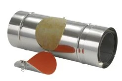 Schornsteinrohr Edelstahl 540 Mm Doppelwandig Mit Prüföffnung - Eka Complex D 50 -Brunner Grillen Geschaft 3936 2