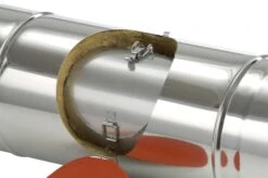 Schornsteinrohr Edelstahl 540 Mm Doppelwandig Mit Prüföffnung - Eka Complex D 50 -Brunner Grillen Geschaft 3936 4