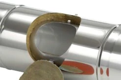 Schornsteinrohr Edelstahl 540 Mm Doppelwandig Mit Prüföffnung - Eka Complex D 50 -Brunner Grillen Geschaft 3936 5