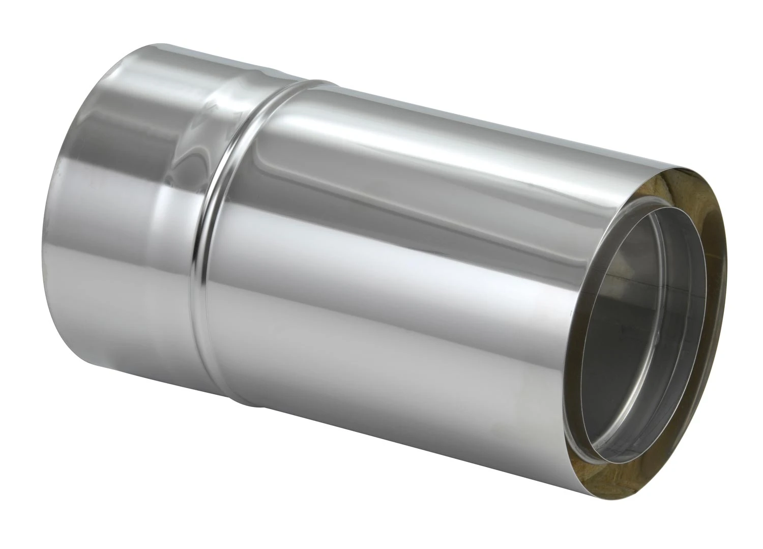 Schornsteinrohr Edelstahl 330 Mm Doppelwandig Kürzbar - Eka Chromos D 25 6 Schornsteinrohr Edelstahl 330 Mm Doppelwandig Kürzbar - Eka Chromos D 25 – Bild 4