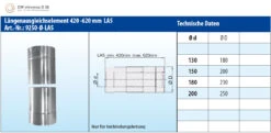 Längenausgleichsrohr 420-620 Mm Doppelwandig - Eka Chromos D 25 7 Längenausgleichsrohr 420-620 Mm Doppelwandig - Eka Chromos D 25 -Brunner Grillen Geschaft 3957 1