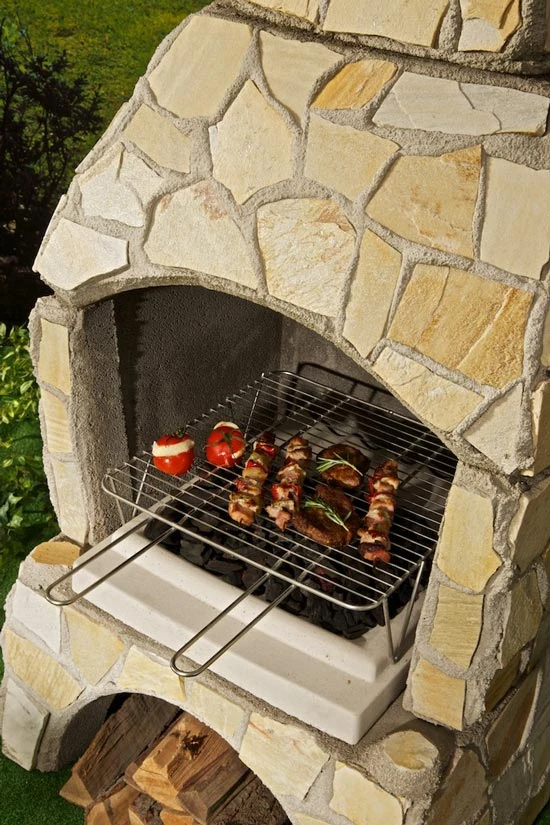 Grillkamin Wellfire LANDAU Gelb Quarzit Mit Natursteinverkleidung 4 Grillkamin Wellfire LANDAU Gelb Quarzit Mit Natursteinverkleidung – Bild 2