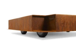 Gestell Mit Rollen Cortenstahl RB73 QUARUBA -Brunner Grillen Geschaft 41a31114b8cfeb798a6e242a9e3b7b8d