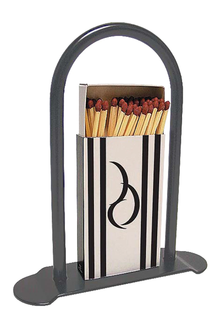 Zündholzständer Lienbacher Aus Stahl, Anthrazit Beschichtet 3 Zündholzständer Lienbacher Aus Stahl, Anthrazit Beschichtet