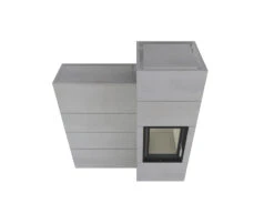 Kaminbausatz Brunner Systemofen BSO 03 Tunnel HKD 2.2 DF, 9 KW -Brunner Grillen Geschaft 45dd62cb554ddf631fe1695150c7c287