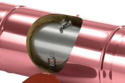 Schornsteinrohr 540 Mm Doppelwandig Mit Prüföffnung Verkupfert - Eka Complex D 50 13 Schornsteinrohr 540 Mm Doppelwandig Mit Prüföffnung Verkupfert - Eka Complex D 50 -Brunner Grillen Geschaft 4951 3