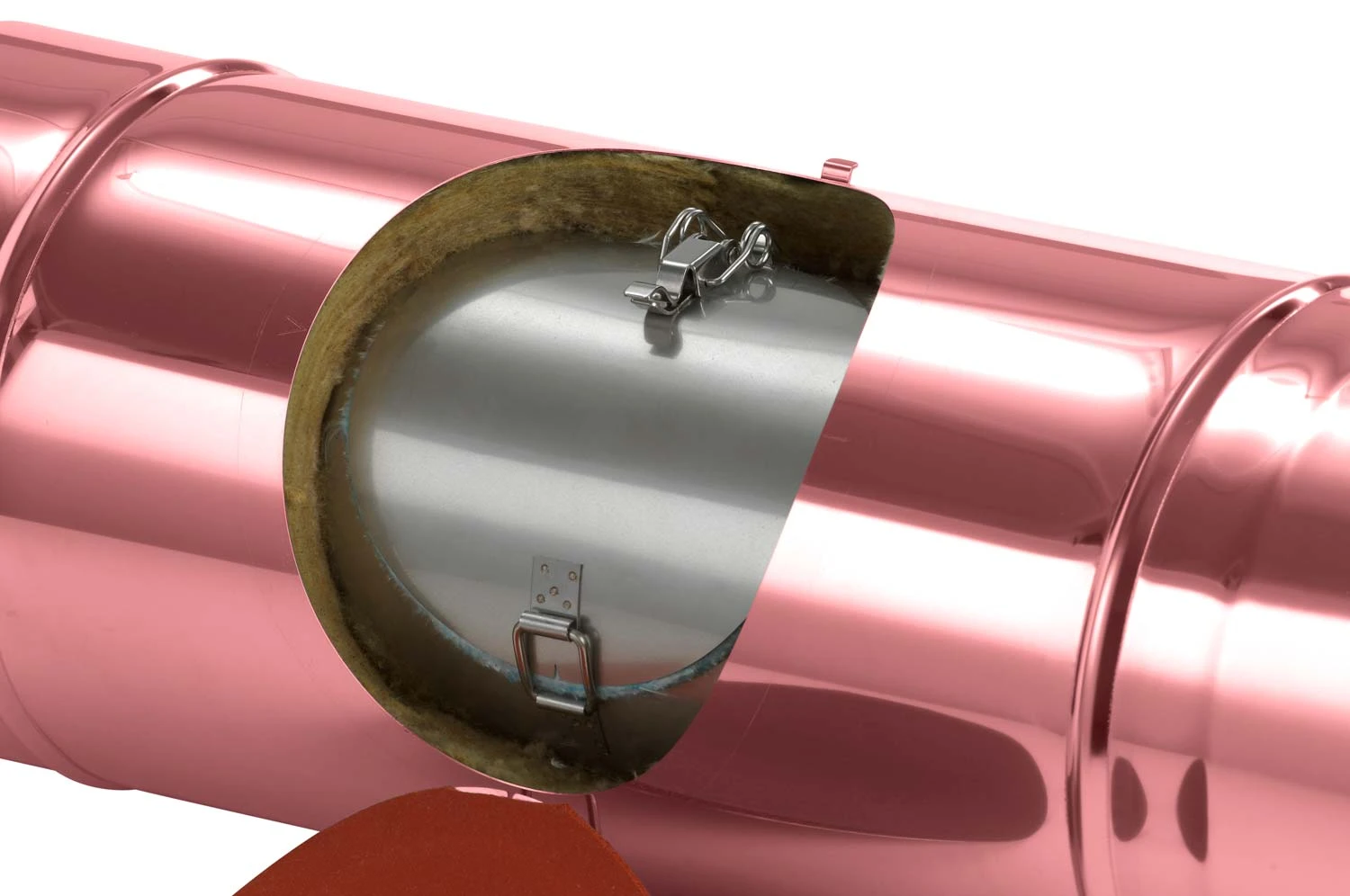 Schornsteinrohr 540 Mm Doppelwandig Mit Prüföffnung Verkupfert - Eka Complex D 50 7 Schornsteinrohr 540 Mm Doppelwandig Mit Prüföffnung Verkupfert - Eka Complex D 50 – Bild 5