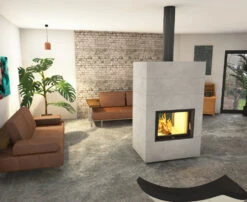 Kaminbausatz Brunner Systemkamin BSK 08 Kompakt Kamin Tunnel, 11 KW -Brunner Grillen Geschaft 4e94f70f787b8fa3ef7441a9b845463e