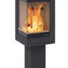 Kaminofen Nordpeis QUADRO 1 Schwarz, 6 KW -Brunner Grillen Geschaft 5492 0237f1