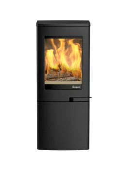 Kaminofen Nordpeis UNO 2 Schwarz, 4 KW -Brunner Grillen Geschaft 5501 1