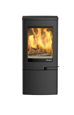 Kaminofen Nordpeis UNO 4 Schwarz, 4 KW -Brunner Grillen Geschaft 5502 1