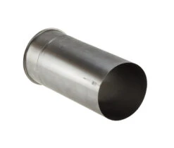 Doppelwandfutter Pellet-Ofenrohr Stahl 300 Mm Lang Unlackiert -Brunner Grillen Geschaft 5599 1