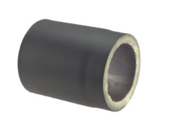 Rauchrohr Stahl Doppelwandig 500 Mm Ø 150 Mm Schwarz -Brunner Grillen Geschaft 5626 1