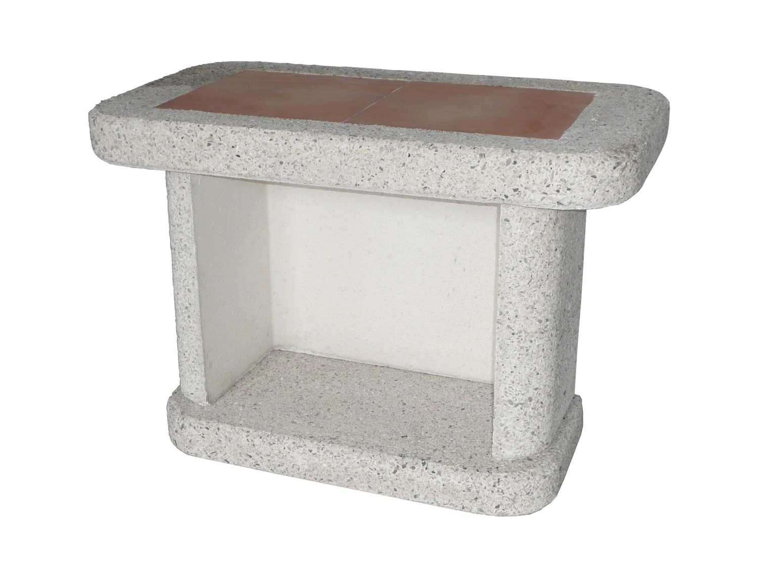 Beistelltisch Für Grillkamin SIESTA Weiß 3 Beistelltisch Für Grillkamin SIESTA Weiß