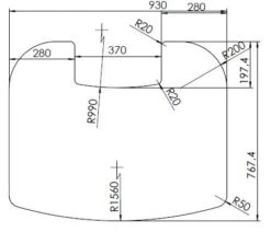 Vorlegeplatte Kaminofen TermaTech TT30, 6 Mm ESG Klarglas -Brunner Grillen Geschaft 6325 1