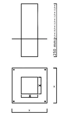 EKA Schornsteinverlängerung 0,5 M Einwandig Edelstahl - Konfigurierbar -Brunner Grillen Geschaft 63c68975941ef7641d65cc4302578de4