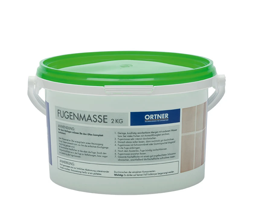 Fugenmasse Kachelofen, 2 Kg 3 Fugenmasse Kachelofen, 2 Kg