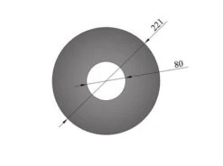 Wandrosette Pellet-Ofenrohr Randbreite 70 Mm Schwarz 12 Wandrosette Pellet-Ofenrohr Randbreite 70 Mm Schwarz -Brunner Grillen Geschaft 6757 1