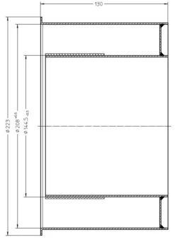 Wandfutter Doppelwandig Rauchrohr Stahl 120 Mm Lang Unlackiert -Brunner Grillen Geschaft 6790 1