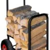 Holzwagen Mit Gummireifen Lienbacher, Schwarz -Brunner Grillen Geschaft 6860 0