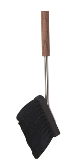 Kaminbesen Edelstahl Mit Nussholzgriff Lienbacher 1-teilig