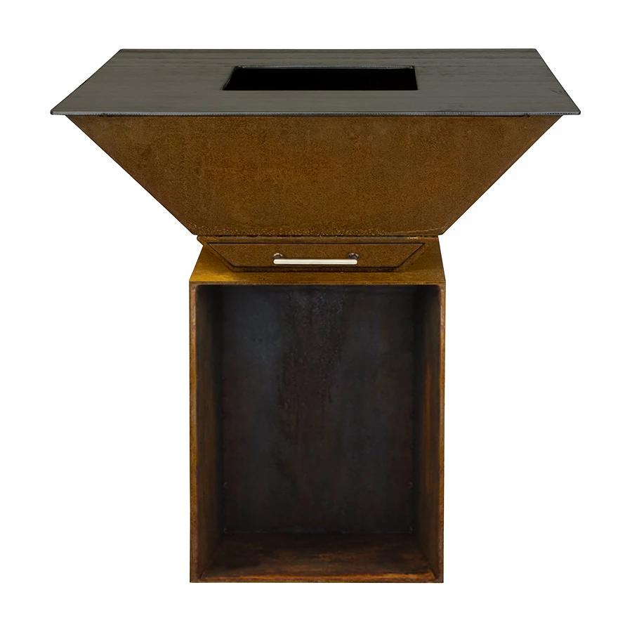 Feuerschale Plancha BlackBull BigQube L Wood 6 Feuerschale Plancha BlackBull BigQube L Wood – Bild 4