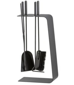Kaminbesteck Stahl Graphitgrau Heibi, 4-teilig -Brunner Grillen Geschaft 7070 0