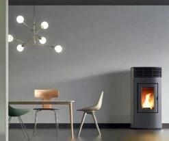 Pelletofen RED LOTO Metall Multiair, 14 KW -Brunner Grillen Geschaft 7641 4