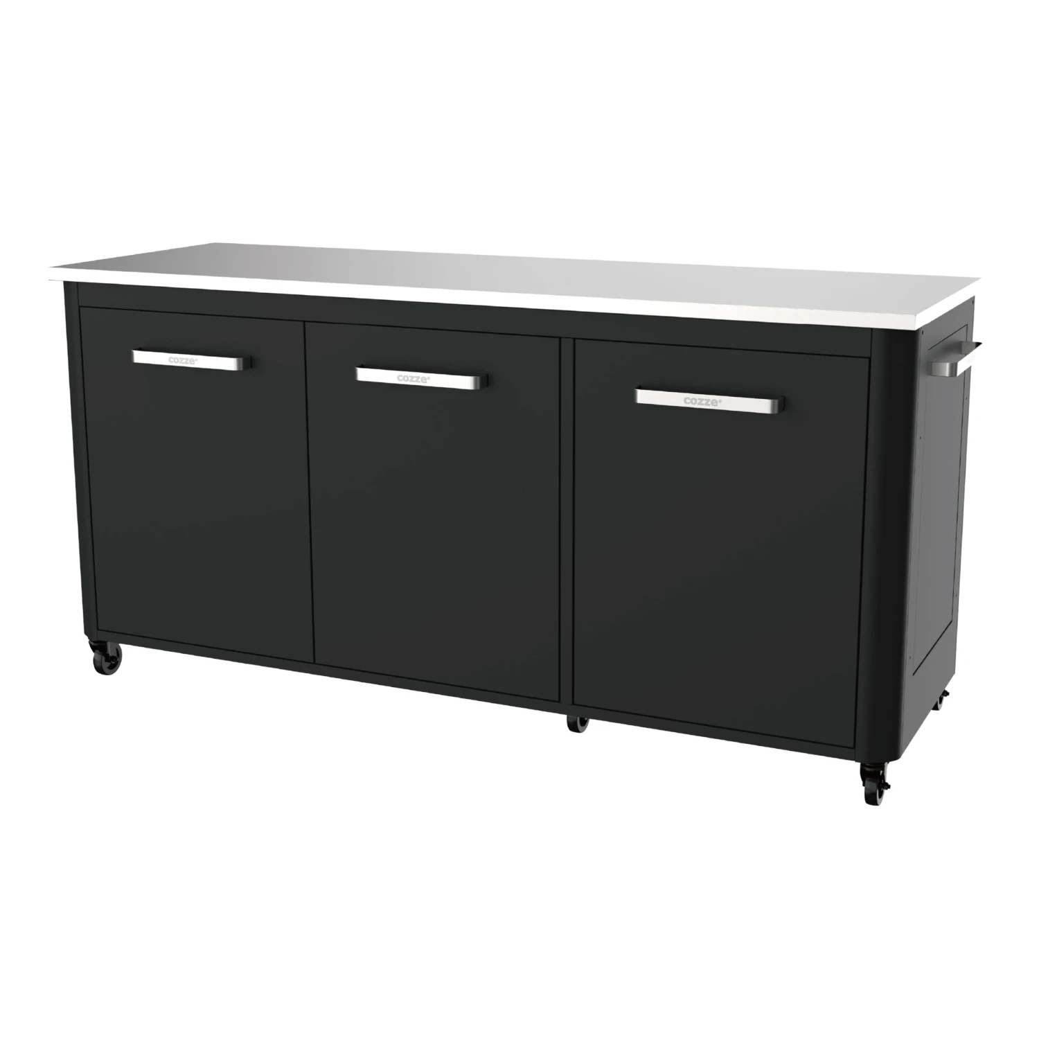 Cozze Outdoor Tisch 3 Türen 180x60x90 Cm 4 Cozze Outdoor Tisch 3 Türen 180x60x90 Cm – Bild 2