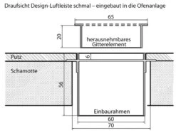 Design-Blende D2 Für Luftleiste Weiß -Brunner Grillen Geschaft 8767 1