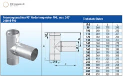 Feuerungsanschluss 90° Niedertemperatur Einwandig - Eka Complex E -Brunner Grillen Geschaft 9287baf2bb071ad7072bb3c9ebeba5f2