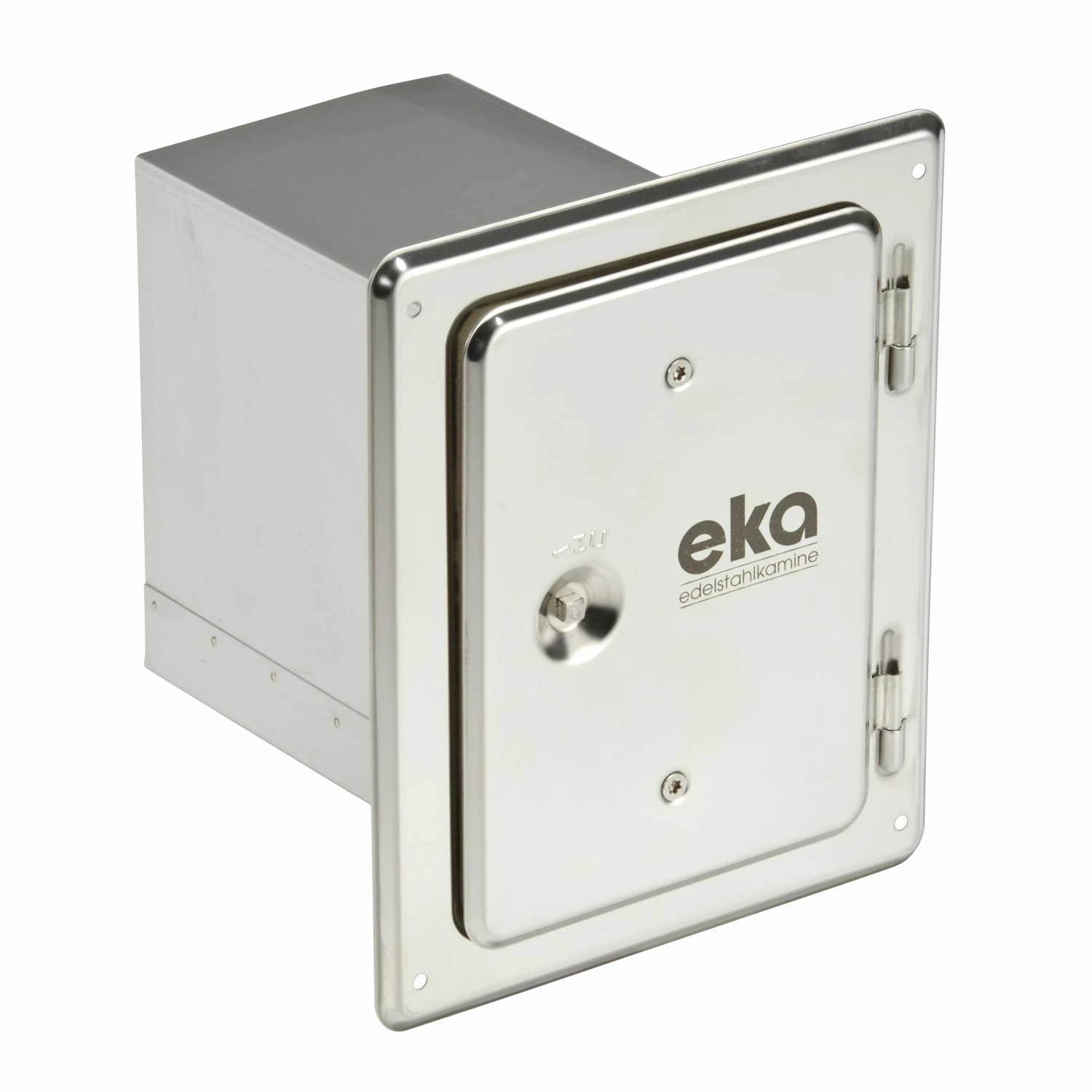 Kamintür Edelstahl V4A Mit 200 Mm Stutzen 4 Kamintür Edelstahl V4A Mit 200 Mm Stutzen – Bild 2