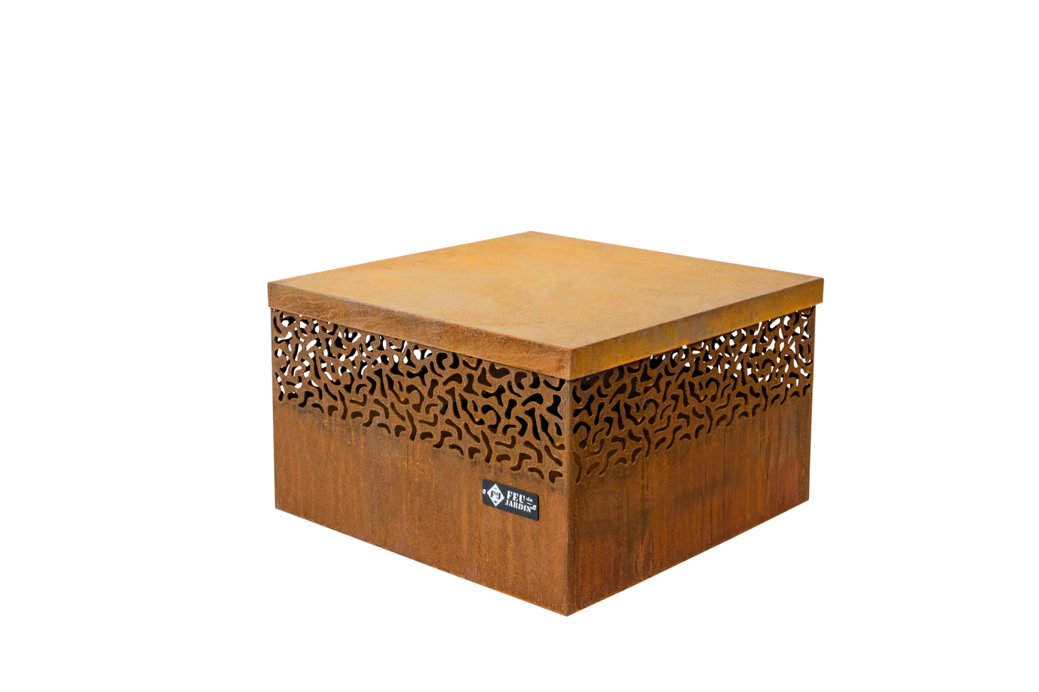 Feuerkorb Mit Grillplatte Feu Du Jardin CUBE 500 Inkl. Grillrost, Rost 6 Feuerkorb Mit Grillplatte Feu Du Jardin CUBE 500 Inkl. Grillrost, Rost – Bild 4