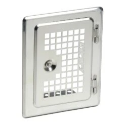 Edelstahltür V4A Mit Lüftungsgitter -Brunner Grillen Geschaft 99e46354386f4c04957fa754f3fd90ea