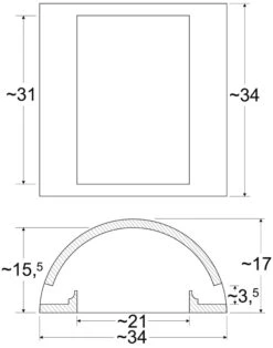 Keramische Lüftungsnische Für Heizeinsätze Mit LED-Beleuchtung -Brunner Grillen Geschaft a6810bb579f22b826569c6df37244a24