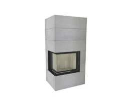 Kaminbausatz Brunner Systemkamin BSK 02 Eck Kamin Links Schiebetür, 11 KW