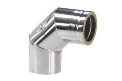 Schornstein Winkel 87° Mit Prüföffnung Doppelwandig - Eka Cosmos D 25 -Brunner Grillen Geschaft b457931fd1b41f29318a7140f6a865cd