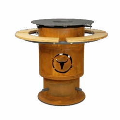 MOESTA-BBQ Bandit FirePlace Inkl. Bambus Ablagen, BBQ-Disk Und Bambus Lasur