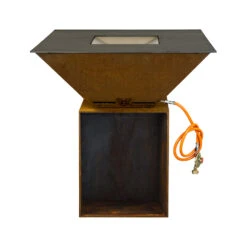 Feuerschale Plancha BlackBull BigQube L Gas -Brunner Grillen Geschaft bigqube l gas corten