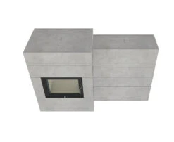 Grundofen Brunner BSG 01 Modul Speicher Stein Nebenstehend, Niedrig -Brunner Grillen Geschaft bsg01 seitlich 07oz7s3kfiivkdv