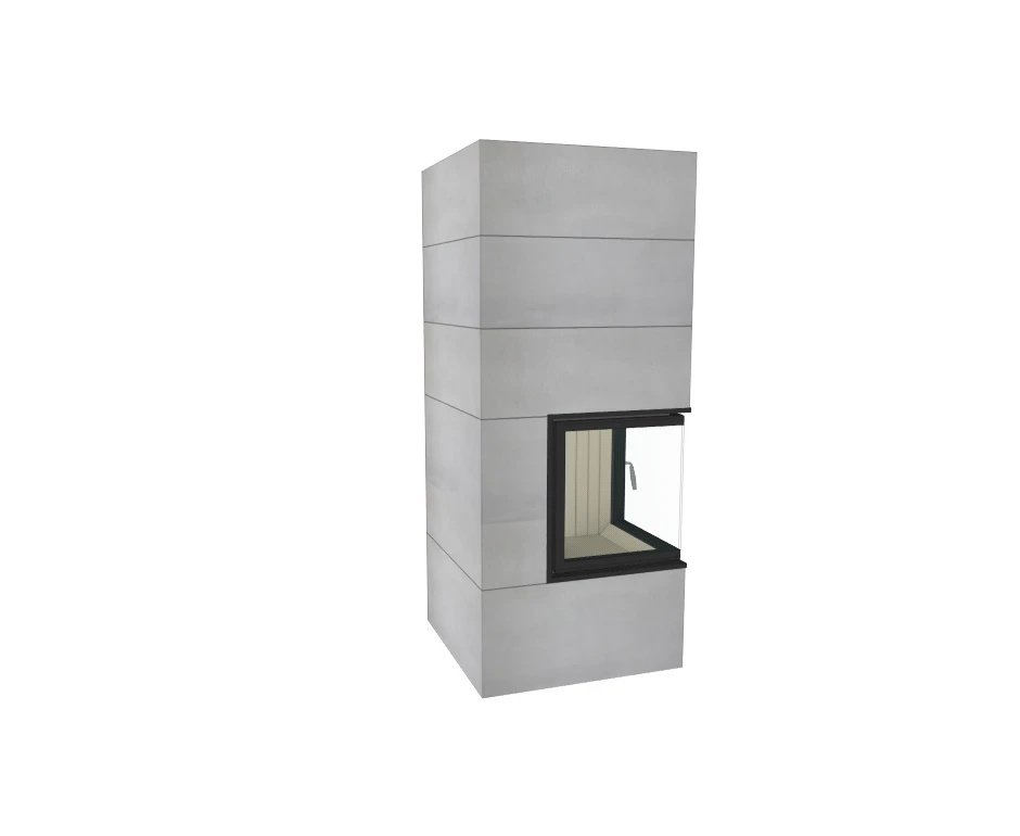 Kaminbausatz Brunner Systemkamin BSK 01 Eck Kamin Drehtür, 10 KW 11 Kaminbausatz Brunner Systemkamin BSK 01 Eck Kamin Drehtür, 10 KW – Bild 9