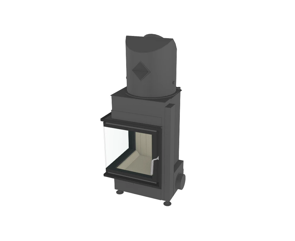 Kaminbausatz Brunner Systemkamin BSK 01 Eck Kamin Drehtür, 10 KW 15 Kaminbausatz Brunner Systemkamin BSK 01 Eck Kamin Drehtür, 10 KW – Bild 13