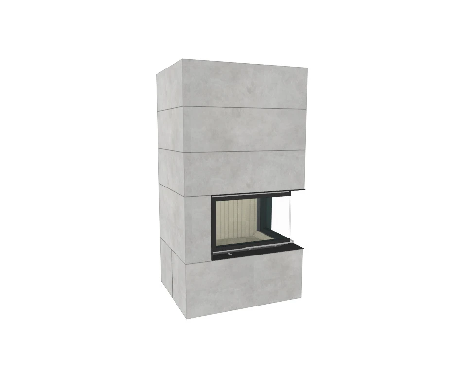 Kaminbausatz Brunner Systemkamin BSK 02 Eck Kamin Rechts Schiebetür, 11 KW 11 Kaminbausatz Brunner Systemkamin BSK 02 Eck Kamin Rechts Schiebetür, 11 KW – Bild 9