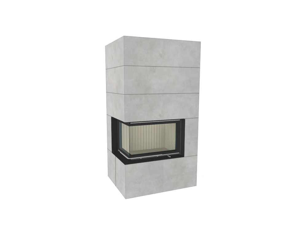 Kaminbausatz Brunner Systemkamin BSK 02 Eck Kamin Rechts Schiebetür, 11 KW 7 Kaminbausatz Brunner Systemkamin BSK 02 Eck Kamin Rechts Schiebetür, 11 KW – Bild 5